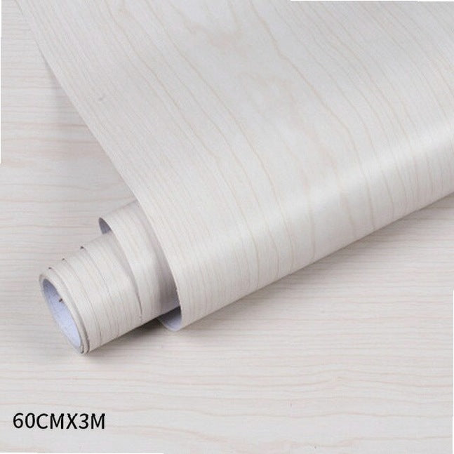 PVC wood grain wallpaper for Kitchen Films reconditioned clothes closet closet door furniture for home office Decor Wall Sticker