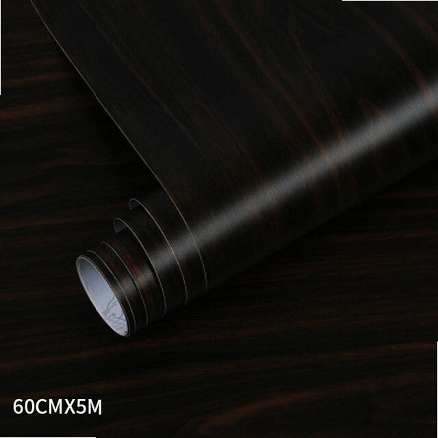 PVC wood grain wallpaper for Kitchen Films reconditioned clothes closet closet door furniture for home office Decor Wall Sticker