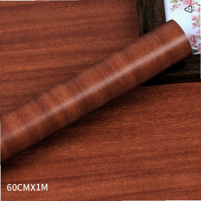 PVC wood grain wallpaper for Kitchen Films reconditioned clothes closet closet door furniture for home office Decor Wall Sticker
